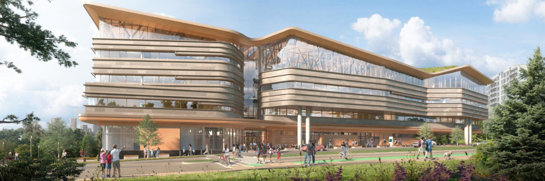 A rendering of the Adisoke building.