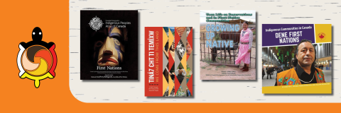 Book covers from First nations authors.